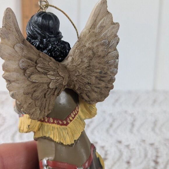 Pocahontas/Sacagawea Christmas Ornament, Native American Angel - Picture 4 of 6
